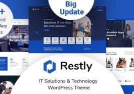 Restly IT Solutions & Technology WordPress Theme Nulled Free Download