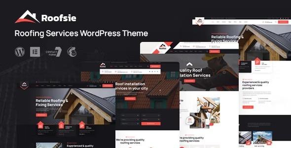 Roofsie Roofing Services WordPress Theme Nulled