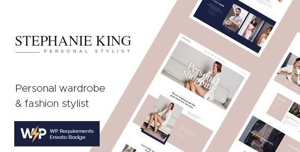 S.King Personal Stylist and Fashion Blogger WordPress Theme Nulled Free Download