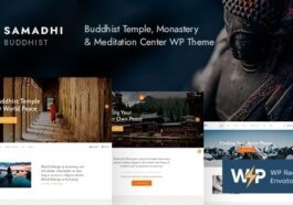 Samadhi Oriental Buddhist Temple WordPress Theme Nulled Free Download 