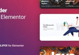 Sliper Full-screen Slider for Elementor Nulled Free Download