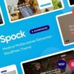Spock – Medical Elementor Multi-skin WordPress Theme Nulled