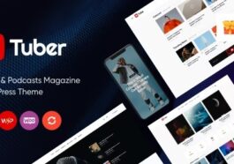 Tuber – Video Blog & Podcast WordPress Theme Nulled