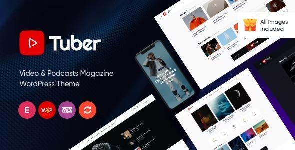 Tuber – Video Blog & Podcast WordPress Theme Nulled