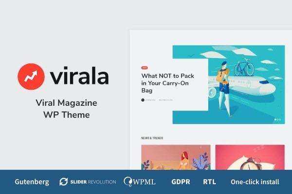 Virala Viral Magazine WordPress Theme Nulled Free Download