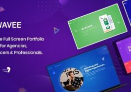 Wavee Creative Portfolio WordPress Theme Nulled