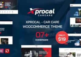 Xprocal Car Care WooCommerce Theme Nulled