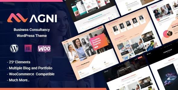 free download Agni - Business Consulting WordPress Theme nulled