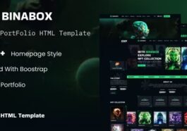 free download Binabox NFT Portfolio HTML Template nulled