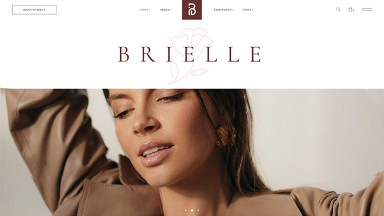 free download Brielle - Beauty Salon and Cosmetics Theme nulled