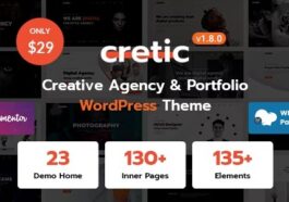 free download Cretic - Creative Agency WordPress Theme nulled