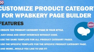 free download Customize Product Category for WPBakery Page Builder nulled