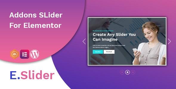 free download E.Slider Add ons slider for Elementor nulled