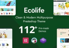 free download Ecolife Elementor - Multipurpose Prestashop 1.7 Theme nulled