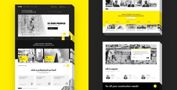 free download Hank - Construction WordPress theme nulled