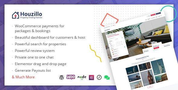free download Houzillo - Bookings and Rental WordPress Theme nulled