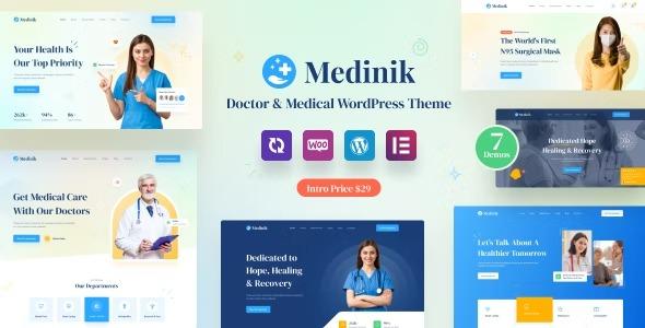 free download Medinik - Doctor & Medical WordPress Theme nulled