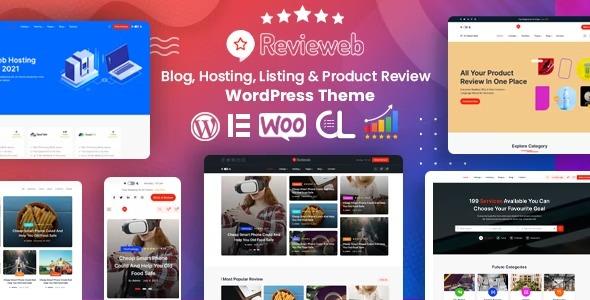 free download Revieweb - Review WordPress Theme nulled