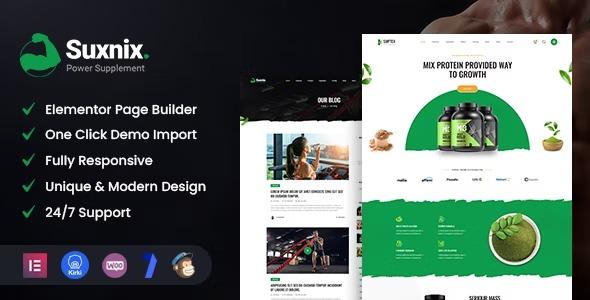 free download Suxnix - Health Supplement WordPress Theme nulled