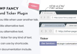 free download WP Fancy Title and Ticker WordPress Plugin nulled