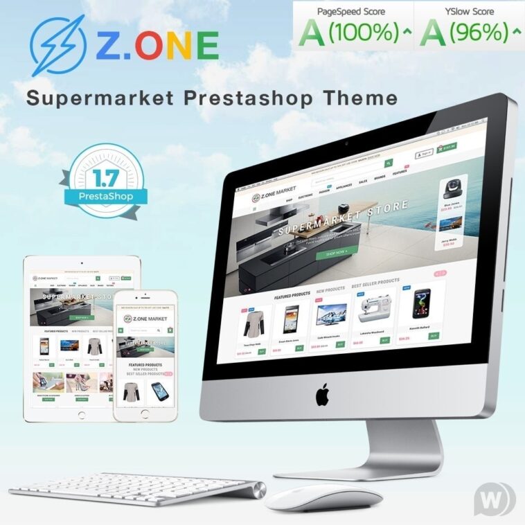 free download ZOne Supermarket Online Shop Prestashop Theme nulled