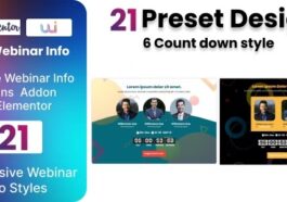 freed download Webinar Info Plugin for Elementor nulled