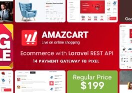 AmazCart Laravel Ecommerce System CMS Nulled Free Download