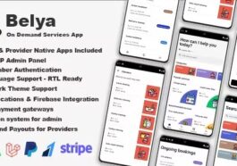 Belya Nulled On Demand Service App Customer & Provider Apps with Admin Panel Free Download