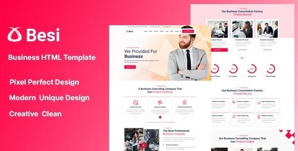Besi Nulled Business and Agency HTML Template Free Download
