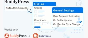 BuddyPress Auto Join Groups Nulled Free Download