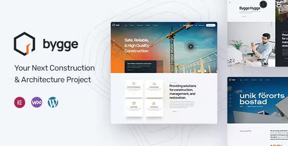 Bygge Nulled Construction Theme Free Download