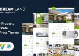 DREAM LAND Nulled Single Property Real Estate WordPress Theme Free Download