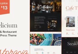 Delicium Nulled Restaurant & Cafe WordPress Theme Free Download