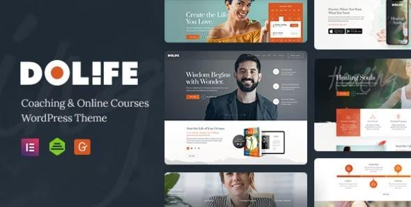 Dolife Nulled Coaching & Online Courses WordPress Theme Free Download