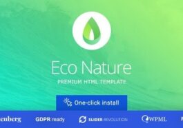 Eco Nature Environment & Ecology WordPress Theme Nulled Free Download