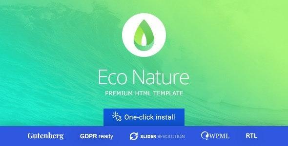 Eco Nature Environment & Ecology WordPress Theme Nulled Free Download