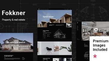 Fokkner Nulled Real Estate and Property Theme Free Download