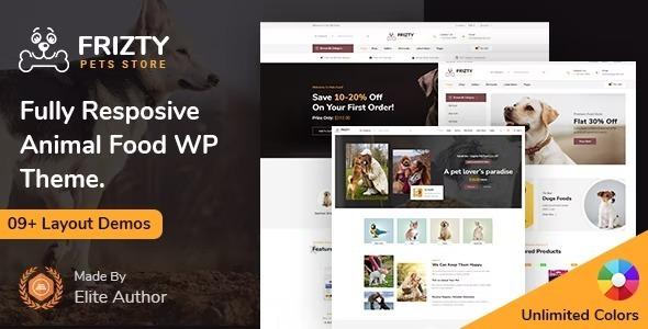 Frizty Nulled Pet Shop WooCommerce Theme Free Download