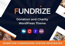 Fundrize Responsive Donation & Charity WordPress Theme Nulled Free Download