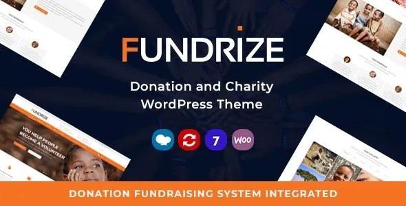 Fundrize Responsive Donation & Charity WordPress Theme Nulled Free Download