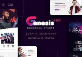 GenesisExpo Business Events & Conference WordPress Theme Nulled Free Download 
