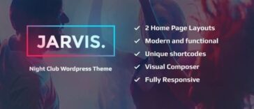 Jarvis Nulled Night Club, Concert, Festival WordPress Theme Free Download