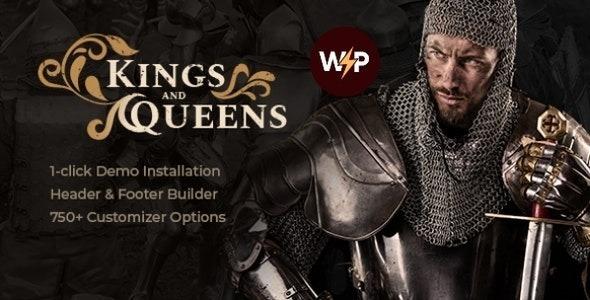 Kings & Queens WordPress Theme Nulled Free Download 