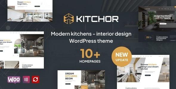 Kitchor Interior Design WordPress Theme Nulled Free Download 