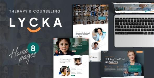 Lycka Nulled WordPress Theme for Therapy & Counseling Free Download