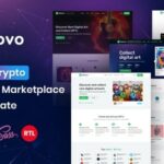 Metovo NFT Marketplace HTML Template Nulled Free Download