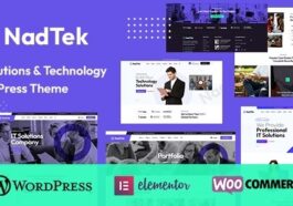 NadTek Nulled IT Solutions & Technology WordPress Theme Free Download