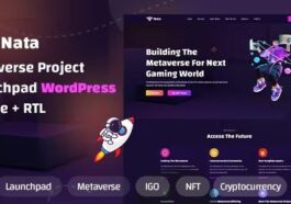 Nata Nulled Metaverse Project Launchpad WordPress Theme Free Download