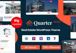 Quarter Real Estate WordPress Theme Nulled Free Download