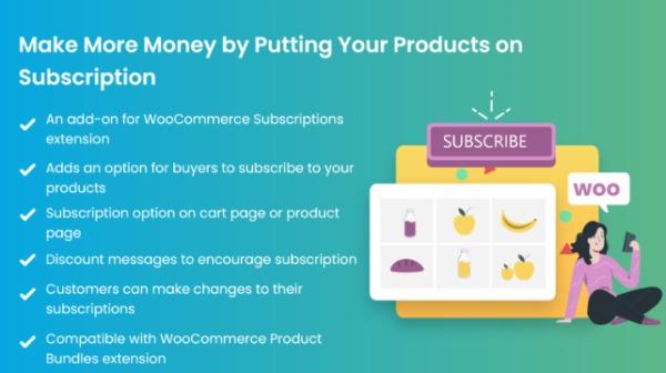 Subscriptions Add-On for WooCommerce Nulled Codup Free Download